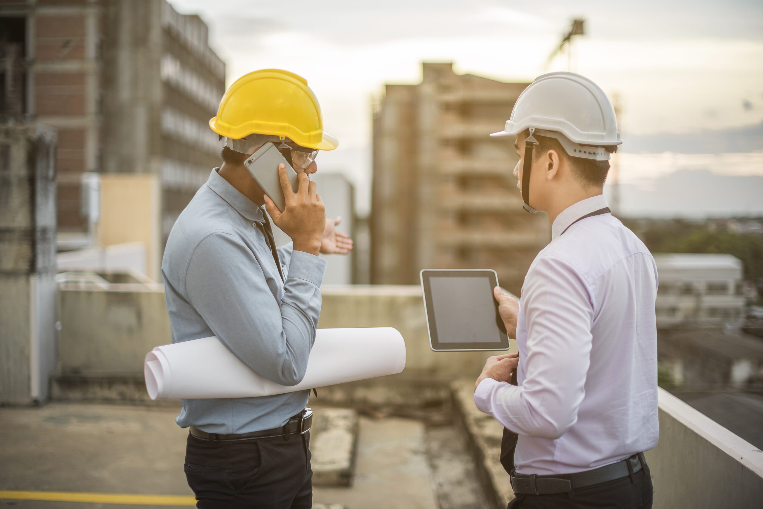 Tenant Improvement Construction Workers